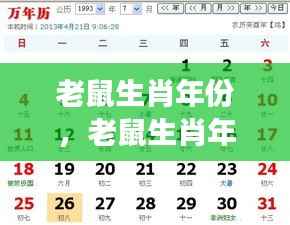老鼠生肖年份运势概览与星座运势分析