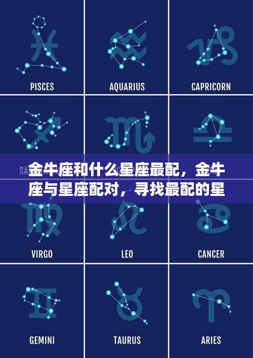 金牛座最佳星座配对伴侣探索,与哪个星座最匹配?