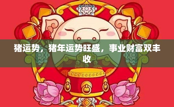 猪年运势旺盛,事业财富双丰收可期