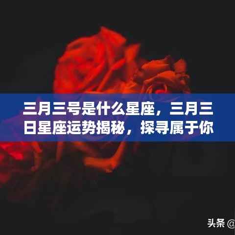 三月三日星座运势揭秘,探寻属于你的星座奥秘