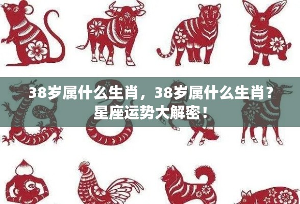 揭秘38岁生肖运势,洞悉命运之轮下的星座奥秘