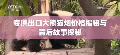 专供出口大熊猫烟价格揭秘与背后故事探秘