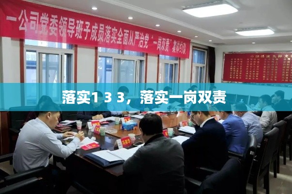 落实1 3 3,落实一岗双责